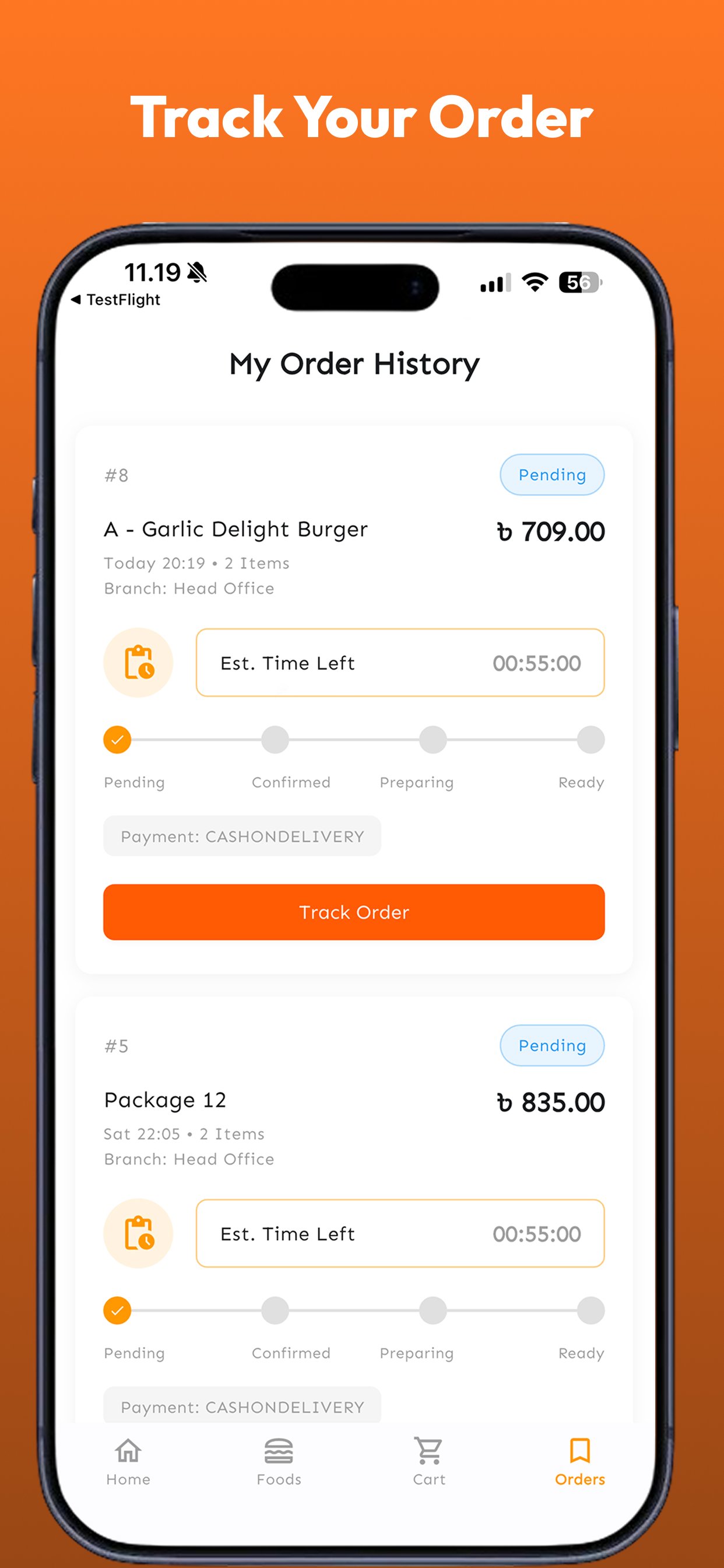 Order Tracking